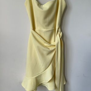 lucy in the sky yellow mini dress